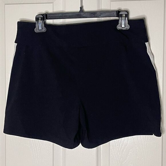 INC International Concepts Women's Pull-On Side-Stripe Shorts size 10 - Picture 4 of 6